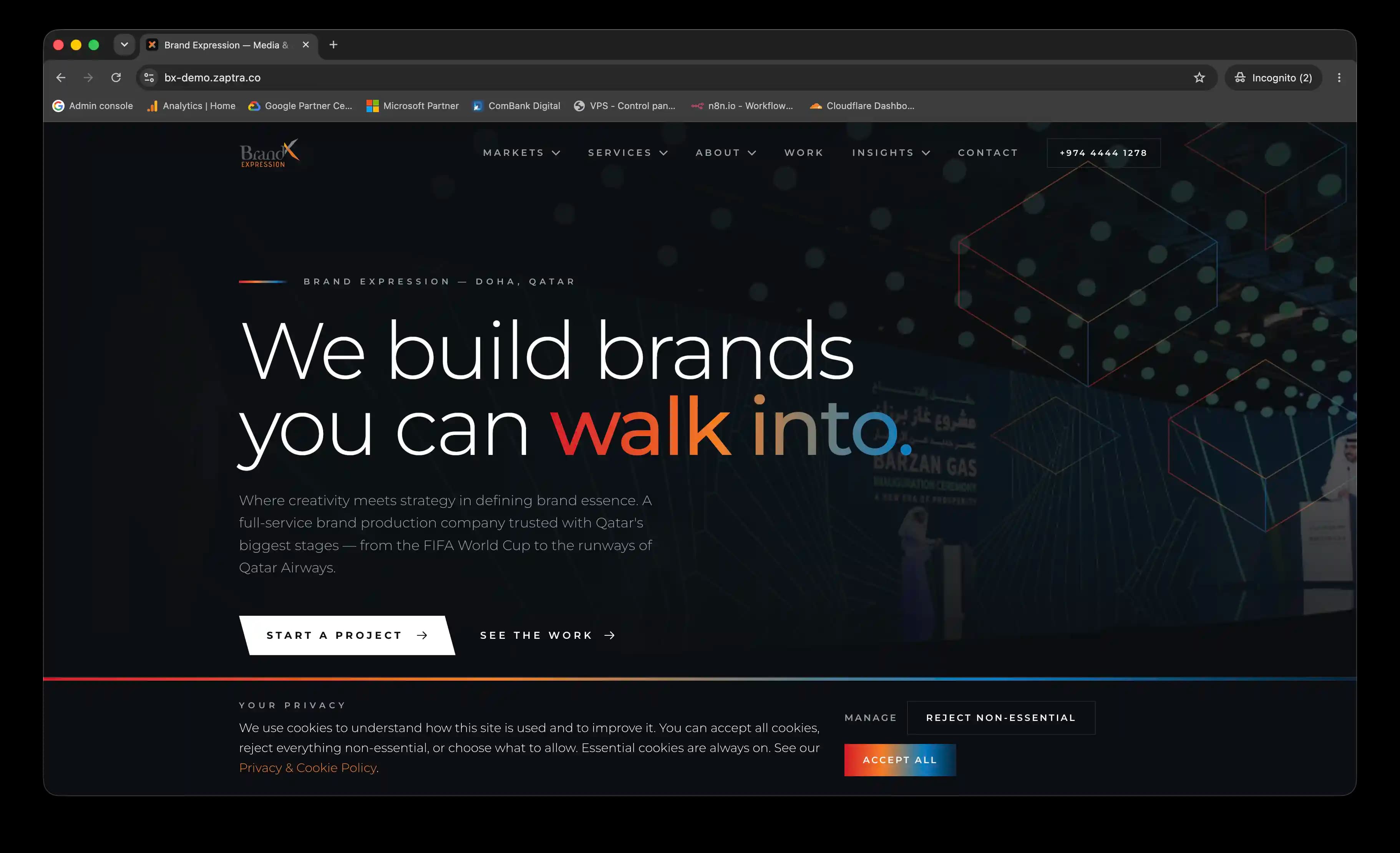 B-Expression website by Zaptra