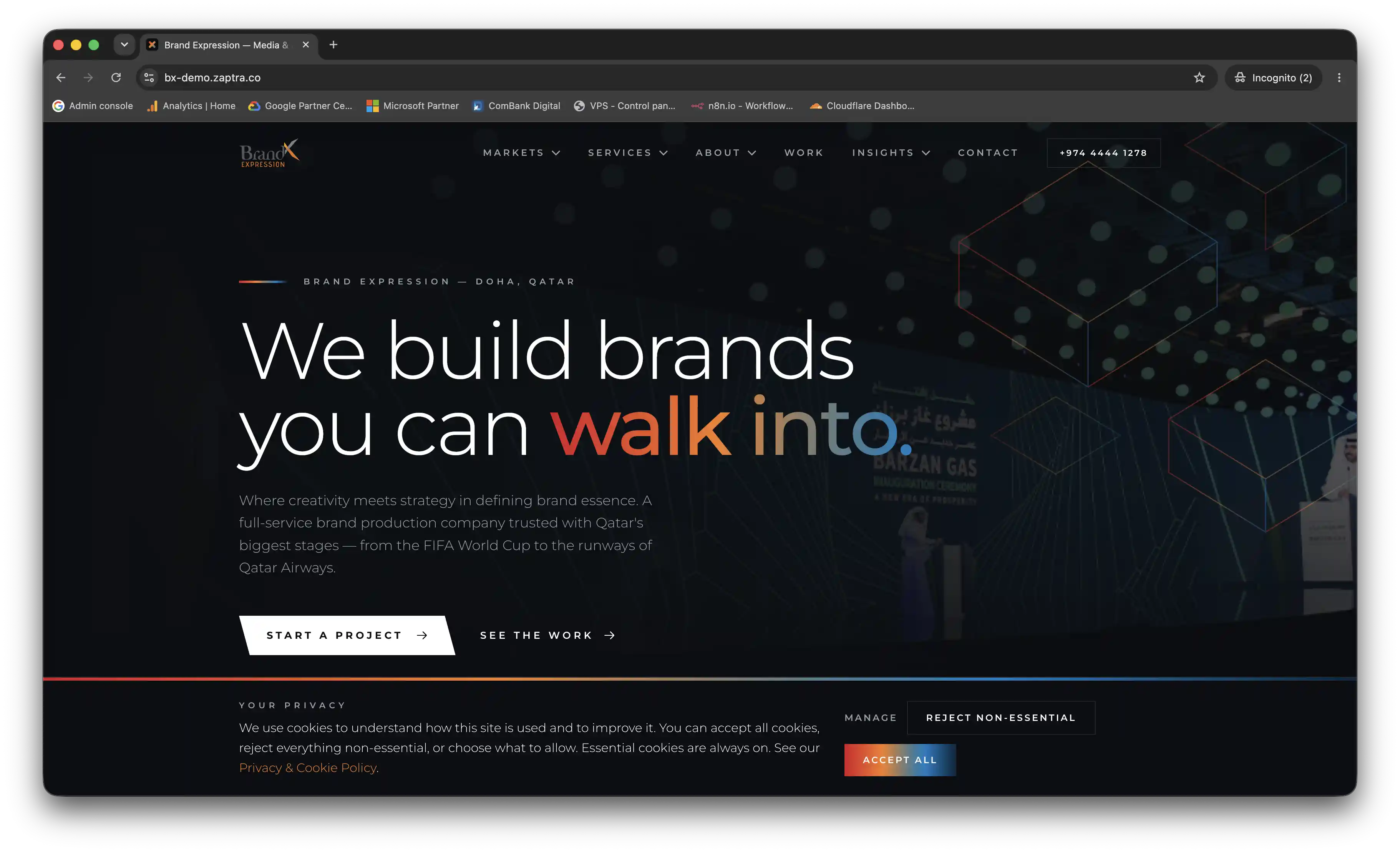 B-Expression — website by Zaptra